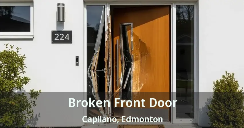 Broken Front Door Capilano, Edmonton - AB