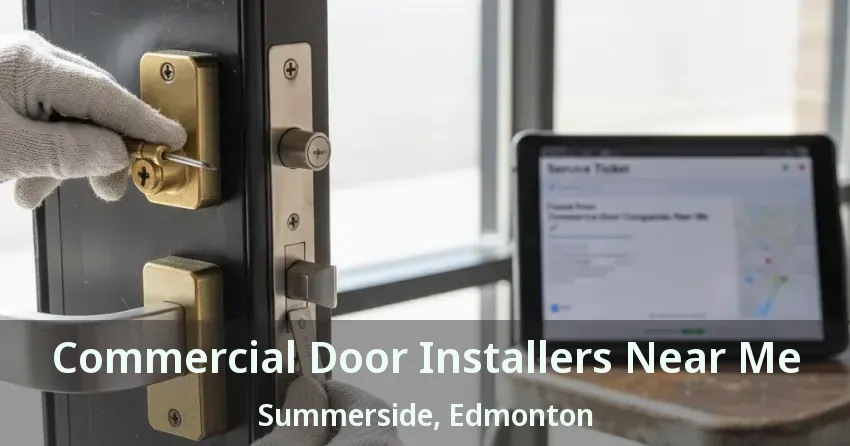 Commercial Door Installers Near Me Summerside, Edmonton - AB