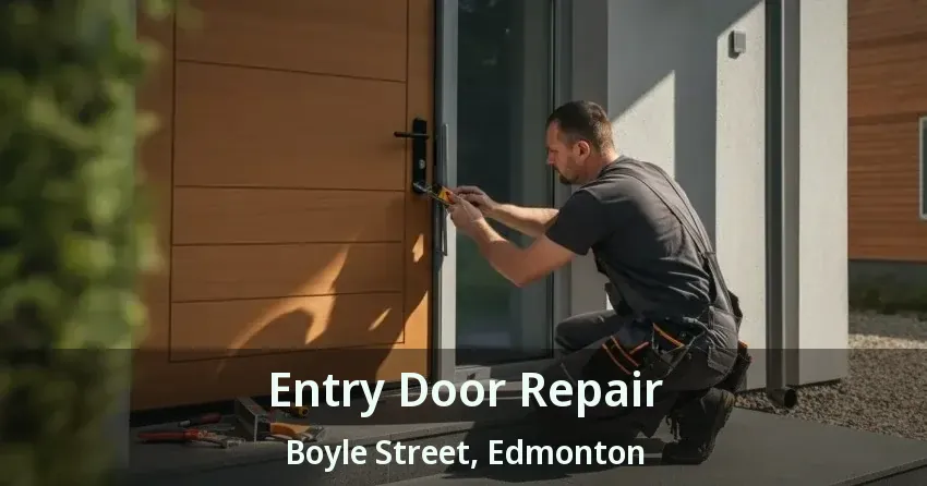 Entry Door Repair Boyle Street, Edmonton - AB