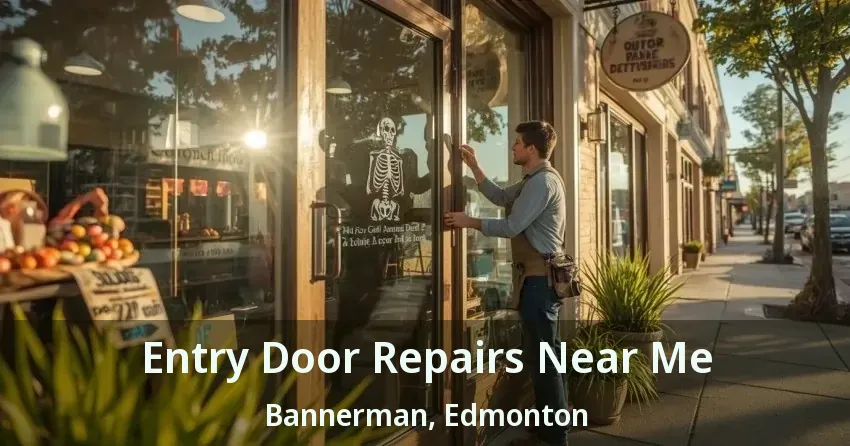 Entry Door Repairs Near Me Bannerman, Edmonton - AB