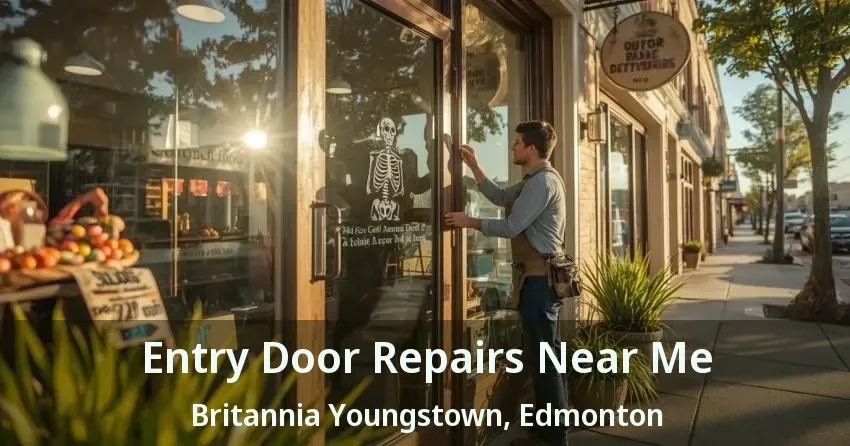 Entry Door Repairs Near Me Britannia Youngstown, Edmonton - AB