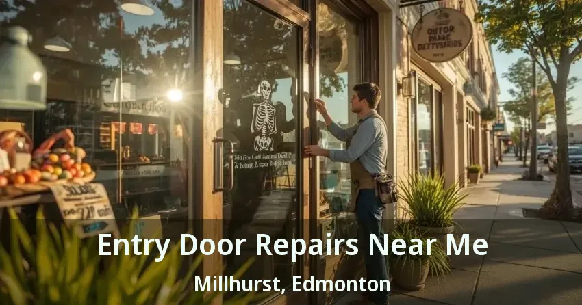 Entry Door Repairs Near Me Millhurst, Edmonton - AB