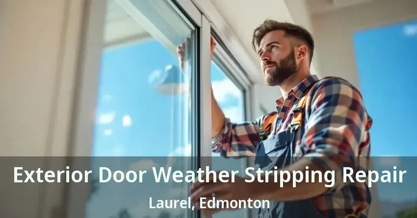 Exterior Door Weather Stripping Repair Laurel, Edmonton - AB
