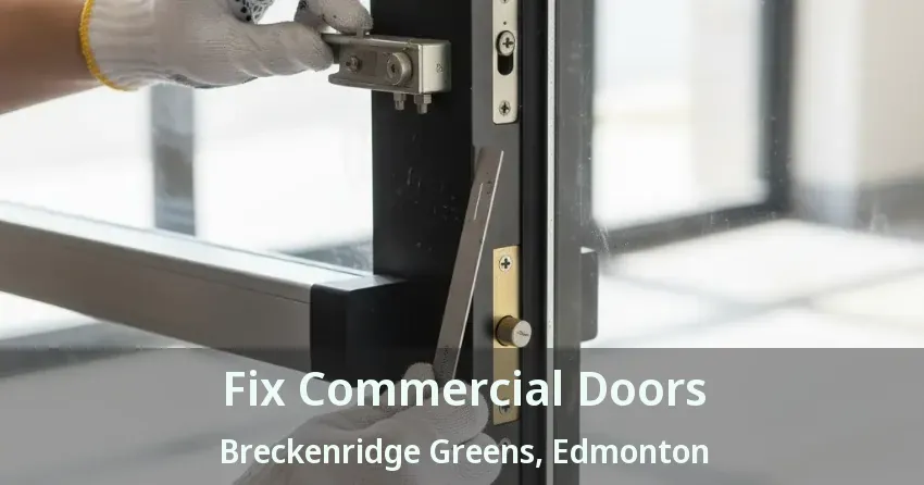 Fix Commercial Doors Breckenridge Greens, Edmonton - AB