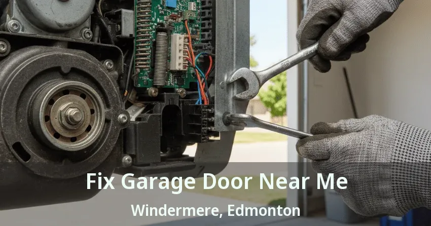 Fix Garage Door Near Me Windermere, Edmonton - AB