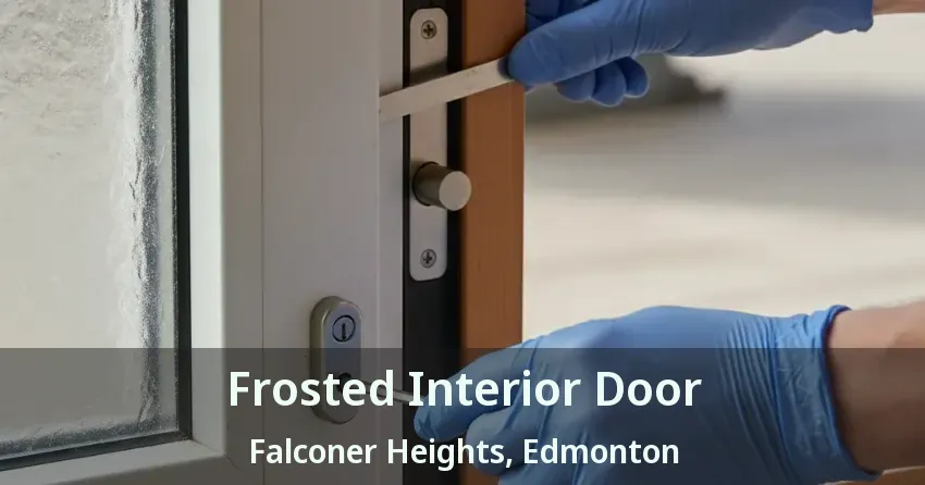 Frosted Interior Door Falconer Heights, Edmonton - AB