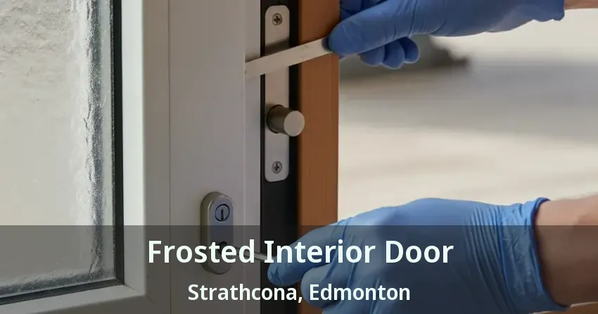 Frosted Interior Door Strathcona, Edmonton - AB