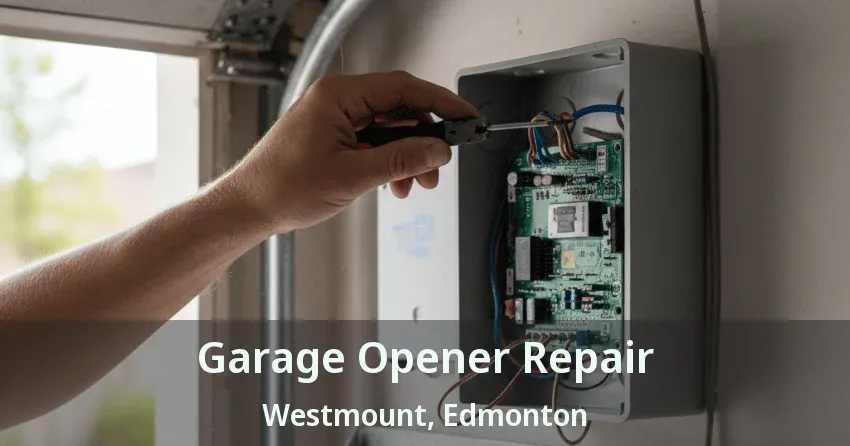 Garage Opener Repair Westmount, Edmonton - AB