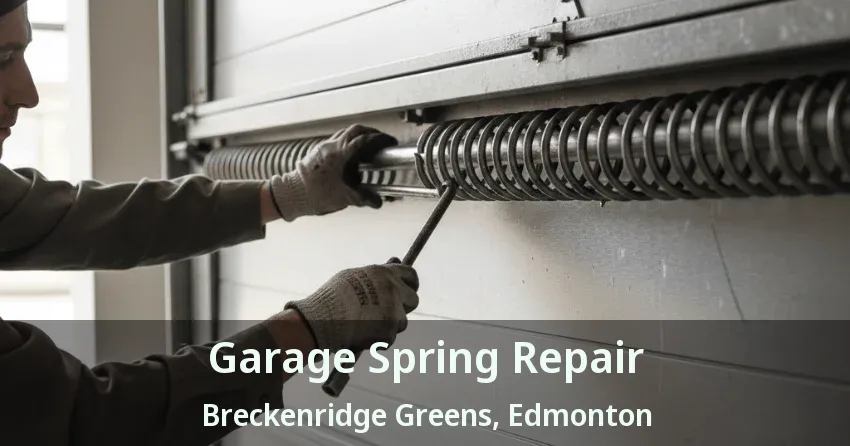 Garage Spring Repair Breckenridge Greens, Edmonton - AB