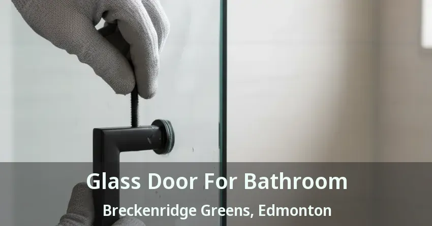 Glass Door For Bathroom Breckenridge Greens, Edmonton - AB