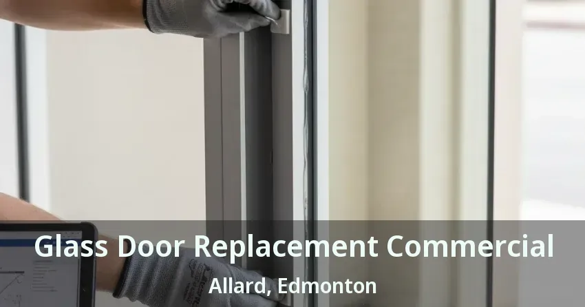 Glass Door Replacement Commercial Allard, Edmonton - AB