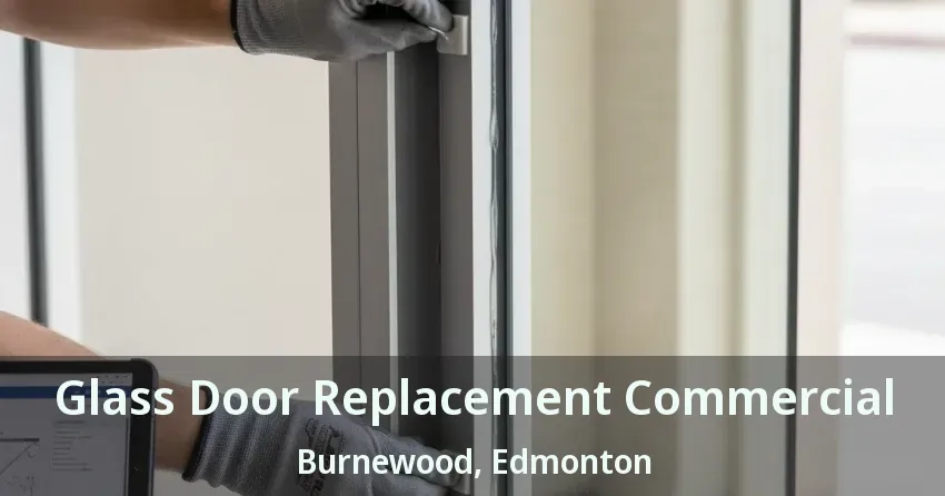 Glass Door Replacement Commercial Burnewood, Edmonton - AB