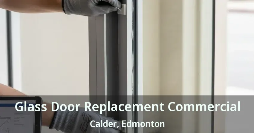Glass Door Replacement Commercial Calder, Edmonton - AB