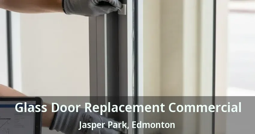 Glass Door Replacement Commercial Jasper Park, Edmonton - AB