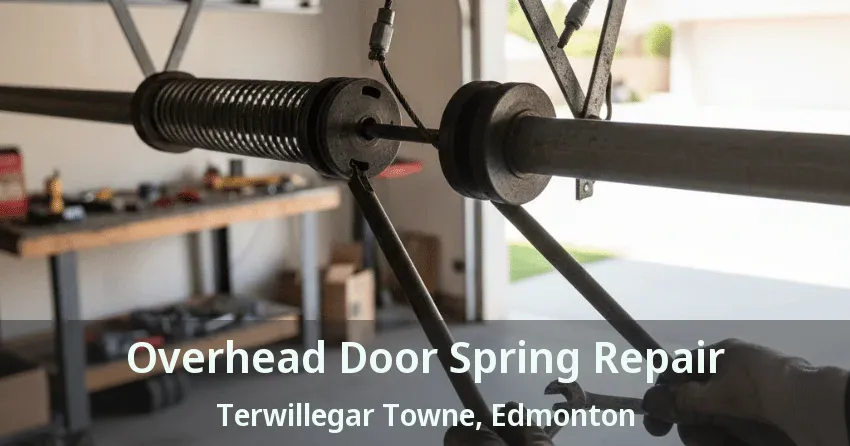 Overhead Door Spring Repair Terwillegar Towne, Edmonton - AB