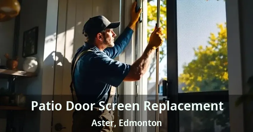 Patio Door Screen Replacement Aster, Edmonton - AB