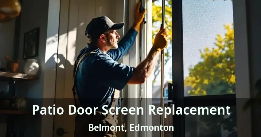 Patio Door Screen Replacement Belmont, Edmonton - AB