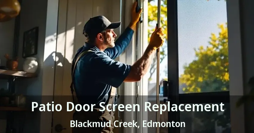 Patio Door Screen Replacement Blackmud Creek, Edmonton - AB