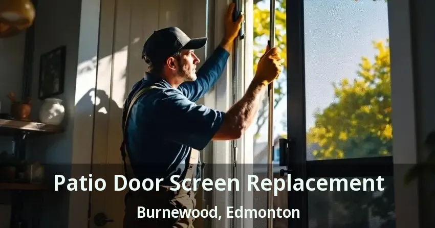 Patio Door Screen Replacement Burnewood, Edmonton - AB