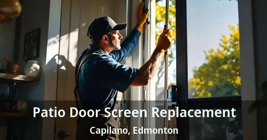 Patio Door Screen Replacement Capilano, Edmonton - AB