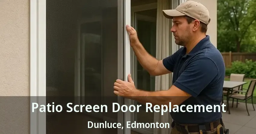 Patio Screen Door Replacement Dunluce, Edmonton - AB