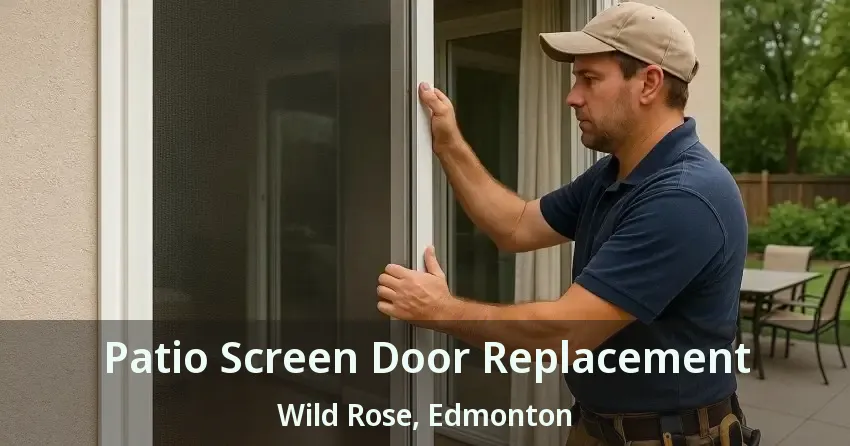 Patio Screen Door Replacement Wild Rose, Edmonton - AB