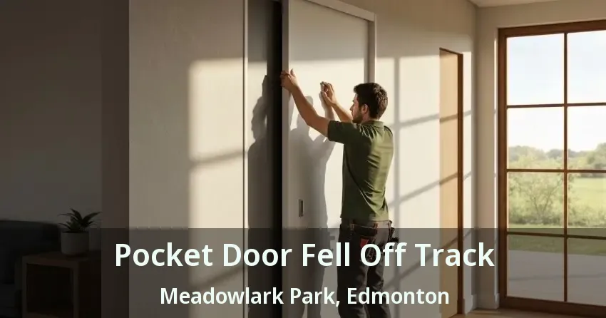 Pocket Door Fell Off Track Meadowlark Park, Edmonton - AB