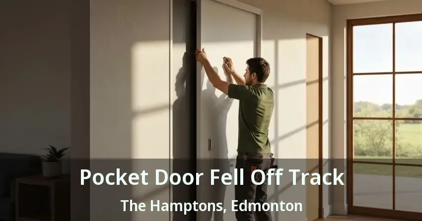 Pocket Door Fell Off Track The Hamptons, Edmonton - AB