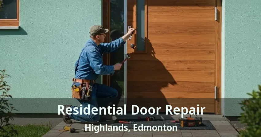 Residential Door Repair Highlands, Edmonton - AB