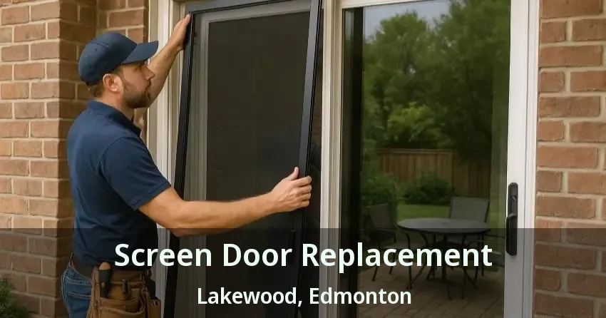 Screen Door Replacement Lakewood, Edmonton - AB