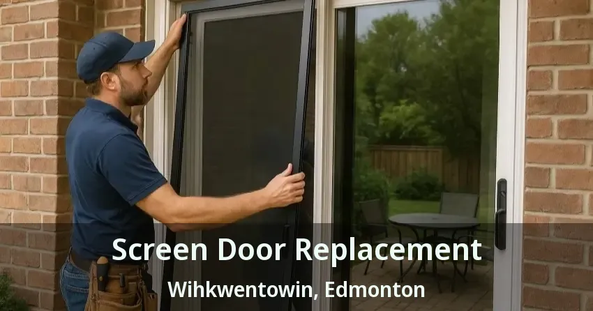 Screen Door Replacement Wihkwentowin, Edmonton - AB