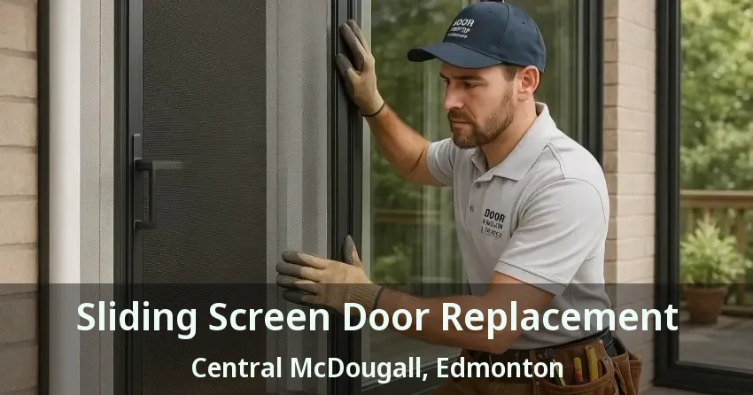 Sliding Screen Door Replacement Central McDougall, Edmonton - AB