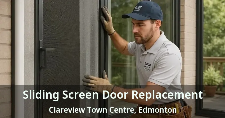 Sliding Screen Door Replacement Clareview Town Centre, Edmonton - AB