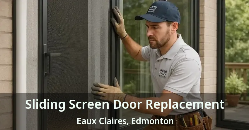 Sliding Screen Door Replacement Eaux Claires, Edmonton - AB