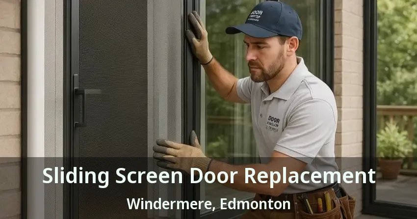 Sliding Screen Door Replacement Windermere, Edmonton - AB