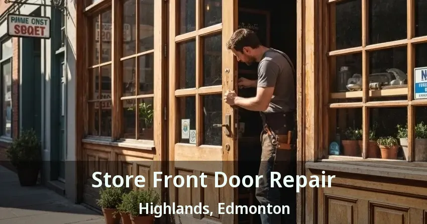 Store Front Door Repair Highlands, Edmonton - AB