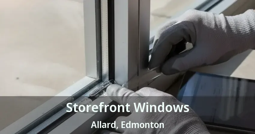 Storefront Windows Allard, Edmonton - AB