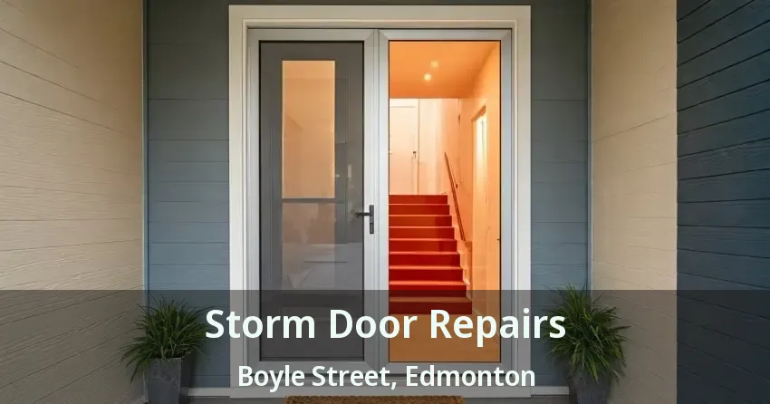 Storm Door Repairs Boyle Street, Edmonton - AB