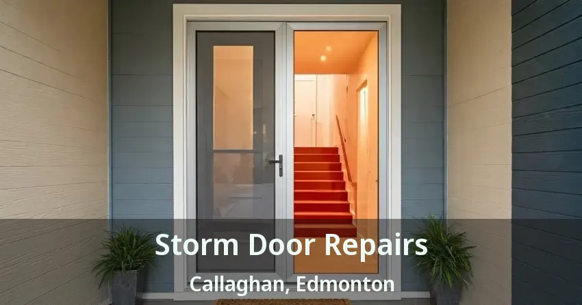 Storm Door Repairs Callaghan, Edmonton - AB