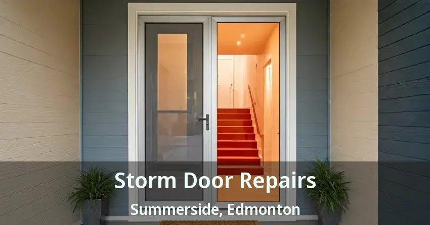 Storm Door Repairs Summerside, Edmonton - AB