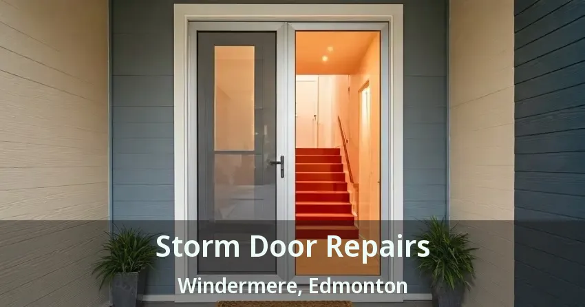 Storm Door Repairs Windermere, Edmonton - AB